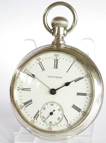 Antique Waltham Silver Pocket Watch, 1896 (1 of 4)