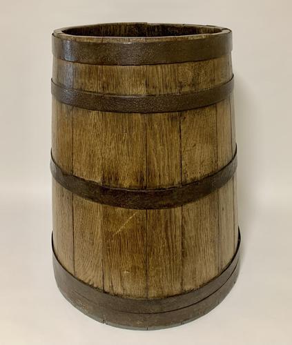 Antique Oak Coopered Barrel Stick Umbrella Stand (1 of 5) Antique Oak Coopered Barrel Stick Umbrella Stand (1 of 5)