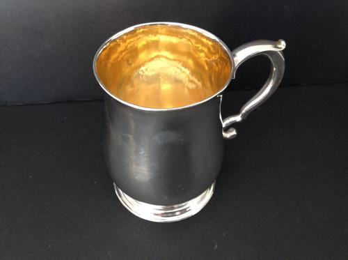 Antique Georgian Gilded Silver Tankard - 1750 (1 of 4) Antique Georgian Gilded Silver Tankard - 1750 (1 of 4)