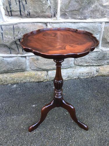 Antique Mahogany Tripod Wine Table (1 of 4)