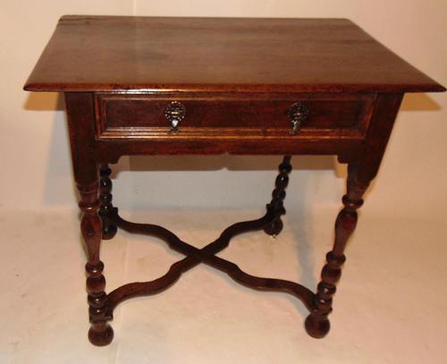 William & Mary Oak Side Table (1 of 8) William & Mary Oak Side Table (1 of 8)