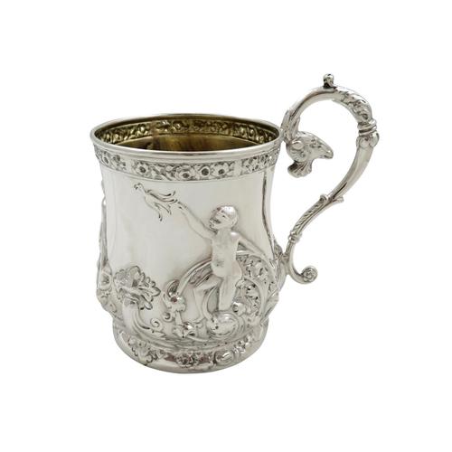 Antique George V Sterling Silver Christening Mug - Walker & Hall 1912 (1 of 10)