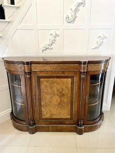 Superb Quality Antique Victorian Burr Walnut Inlaid Credenza (1 of 15) Superb Quality Antique Victorian Burr Walnut Inlaid Credenza (1 of 15)
