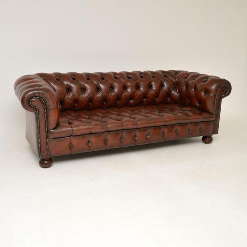 Antique Victorian Style Leather Chesterfield Sofa (1 of 10) Antique Victorian Style Leather Chesterfield Sofa (1 of 10)