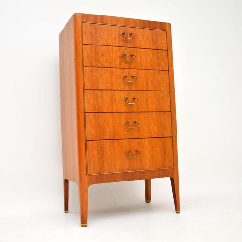 Mahogany & Brass Vintage Tallboy Chest of Drawers (1 of 8) Mahogany & Brass Vintage Tallboy Chest of Drawers (1 of 8)