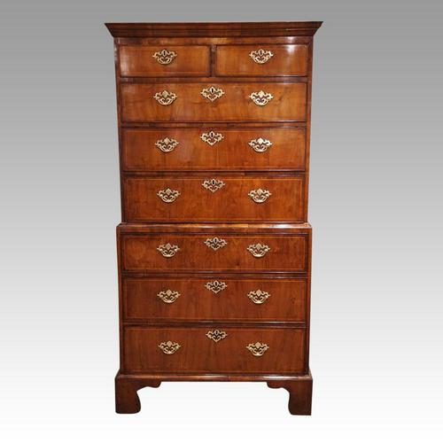 George III Walnut Chest on Chest (1 of 13)