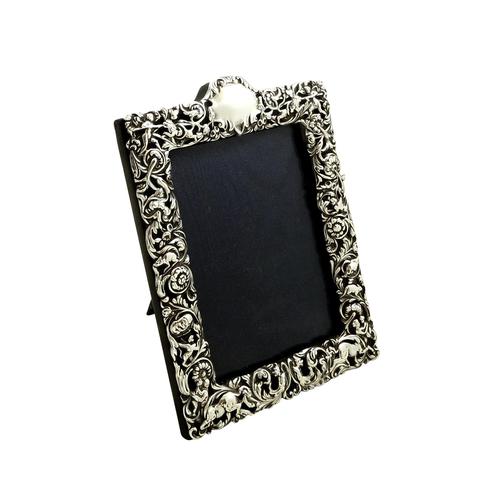 Antique Victorian Sterling Silver Photo Frame 1900 (1 of 10)