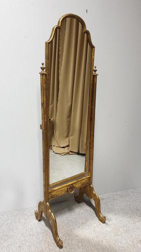 Gilt Cheval Mirror (1 of 7)