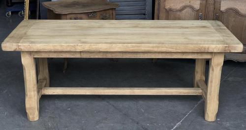 Bleached Oak Normandie Farmhouse Dining Table (1 of 10)