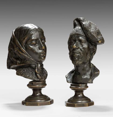 Pair of Mid 19th Century French Desk Bronzes (1 of 5)