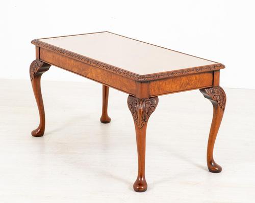 Superb Walnut Queen Anne Style Coffee Table (1 of 7)