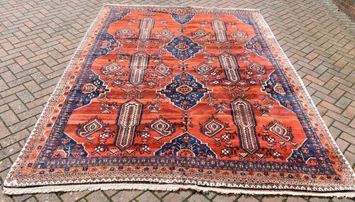 Old Afshar Carpet 305x209cm (1 of 9) Old Afshar Carpet 305x209cm (1 of 9)