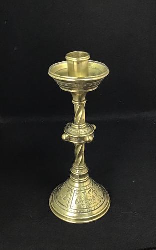 Gothic Revival Church / Altar Solid Brass Candlestick (1 of 5) Gothic Revival Church / Altar Solid Brass Candlestick (1 of 5)