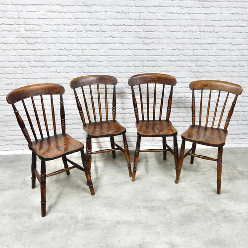 Set of 4 Windsor Kitchen Chairs (1 of 5)