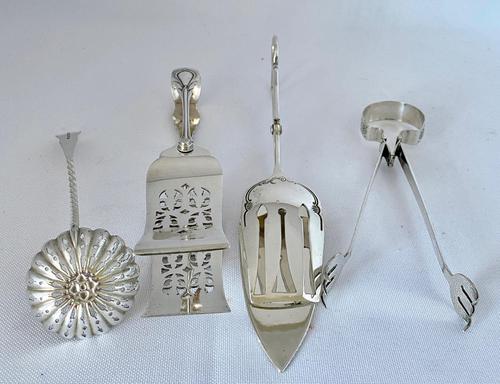 Four Victorian Silver Plated Serving Tools (1 of 5) Four Victorian Silver Plated Serving Tools (1 of 5)