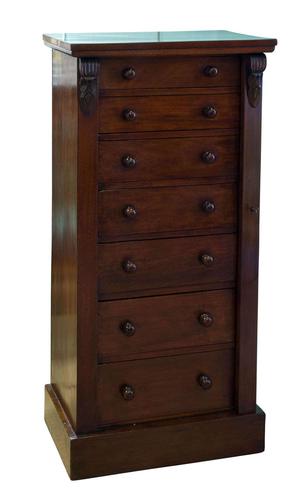 19th Century Mahogany Wellington Chest (1 of 6) 19th Century Mahogany Wellington Chest (1 of 6)