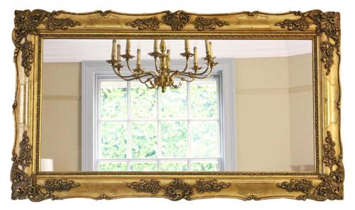 Antique Large Quality 19th Century Gilt Wall Mirror Overmantle (1 of 10) Antique Large Quality 19th Century Gilt Wall Mirror Overmantle (1 of 10)