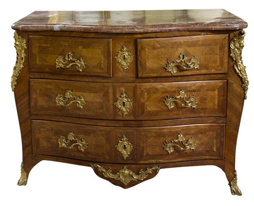 Louis XV Commode with Associated Marble Top (1 of 6) Louis XV Commode with Associated Marble Top (1 of 6)