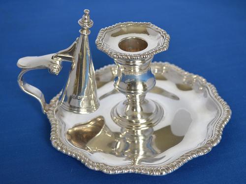 Victorian Silver Chamberstick (1 of 8)