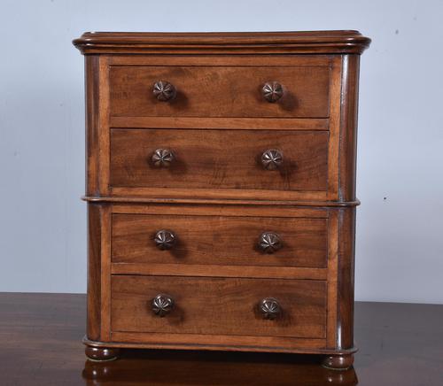 Antique Mahogany Apprentice Chest (1 of 4)