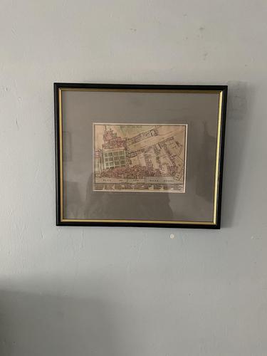 Rare a Reduced Copy of Fisher's Ground Plan of the Royal Palace of Whitehall, (1 of 3) Rare a Reduced Copy of Fisher's Ground Plan of the Royal Palace of Whitehall, (1 of 3)