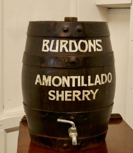 Burdons Bar Top Oak Amontillado Sherry Barrel (1 of 5)