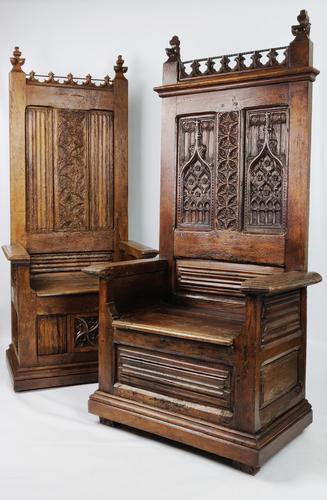 Two 16th Century Throne Chairs (1 of 20) Two 16th Century Throne Chairs (1 of 20)