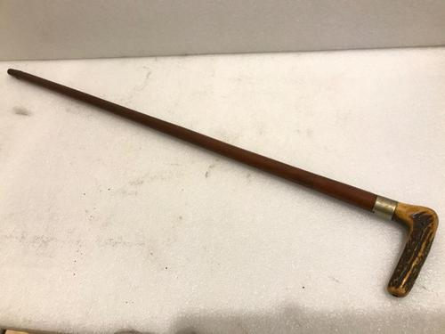 Gentleman’s Military Walking Stick Sword Stick With Horn Handle (1 of 19) Gentleman’s Military Walking Stick Sword Stick With Horn Handle (1 of 19)