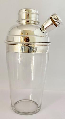 Silver Plated Cocktail Shaker.  c1920 (1 of 8)