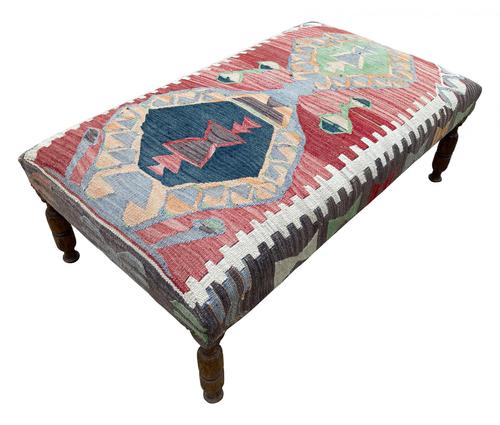 Kilim Covered Stool (1 of 8)