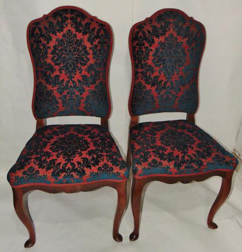 Pair of 18th Century Dutch Walnut Cabriole Leg Chairs (1 of 8) Pair of 18th Century Dutch Walnut Cabriole Leg Chairs (1 of 8)