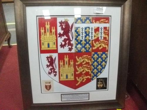 Framed Historic Coat of Arms - Royal Baron (1 of 2) Framed Historic Coat of Arms - Royal Baron (1 of 2)