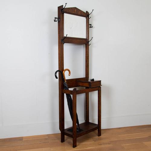 Vintage 1930s Oak Hall Stand of Smaller Proportions (1 of 11) Vintage 1930s Oak Hall Stand of Smaller Proportions (1 of 11)