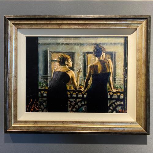 Fabian Perez Hand Embellished Artists Proof Print "Cenisientas of the Night" with Certificate of Authenticity (1 of 6) Fabian Perez Hand Embellished Artists Proof Print "Cenisientas of the Night" with Certificate of Authenticity (1 of 6)