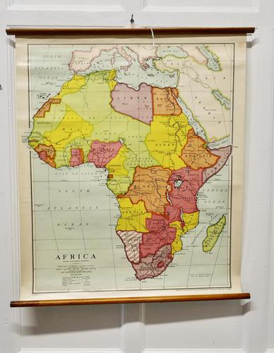 Large University Chart “Africa Physical ” by Bacon (1 of 4) Large University Chart “Africa Physical ” by Bacon (1 of 4)