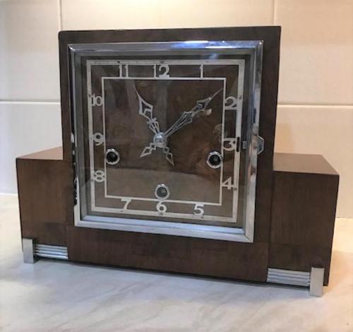 Classic Art Deco Westminster Chiming Mantle Clock by Enfield (1 of 7) Classic Art Deco Westminster Chiming Mantle Clock by Enfield (1 of 7)