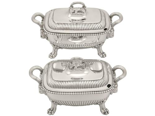 Sterling Silver Tureens - Antique George III 1810 (1 of 15) Sterling Silver Tureens - Antique George III 1810 (1 of 15)