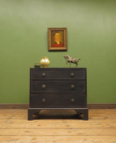Small Antique Black Painted Chest of Drawers, Gothic Shabby Chic (1 of 13) Small Antique Black Painted Chest of Drawers, Gothic Shabby Chic (1 of 13)