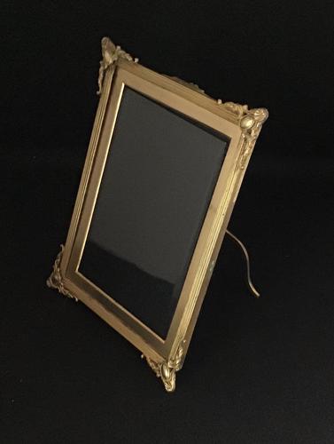 Good Quality Gilt Brass Edwardian Easel Photo Frame (1 of 4) Good Quality Gilt Brass Edwardian Easel Photo Frame (1 of 4)