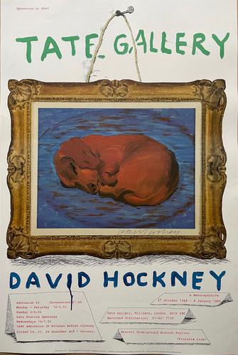 Limited Edition 'little Stanley Sleeping', 1987 Signed by David Hockney (1 of 1)