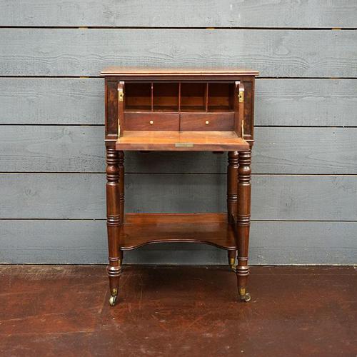 Beautiful 19th Century Campaign Writing Desk (1 of 8)