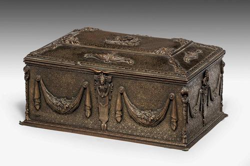 19th Century Bronze Casket (1 of 10) 19th Century Bronze Casket (1 of 10)