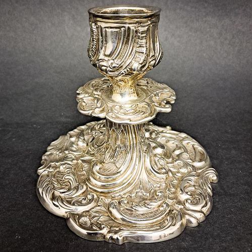 Victorian Silver Desk Candlestick (1 of 5) Victorian Silver Desk Candlestick (1 of 5)