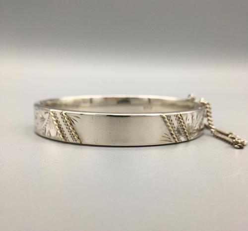 Vintage Silver Bangle London 1984 (1 of 9)