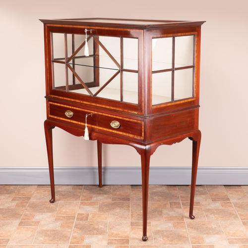Inlaid Mahogany Display Cabinet (1 of 12) Inlaid Mahogany Display Cabinet (1 of 12)