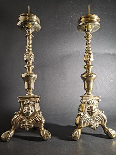 Victorian Baroque Pricket Candlesticks (1 of 4)