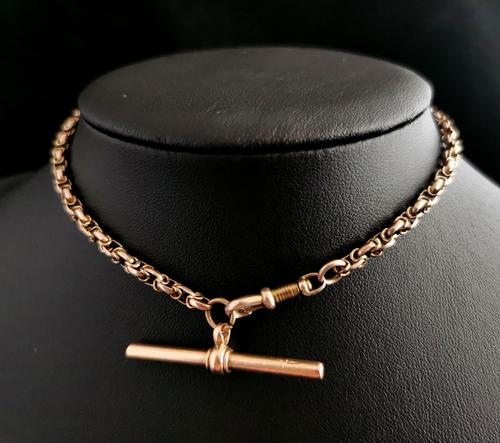 Antique 9ct Gold Watch Chain, Fancy Link, Albert Chain (1 of 9) Antique 9ct Gold Watch Chain, Fancy Link, Albert Chain (1 of 9)