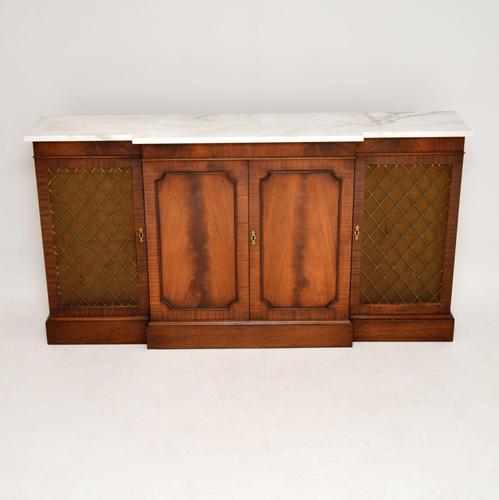 Georgian Style Mahogany Marble Top Sideboard c.1950 (1 of 9) Georgian Style Mahogany Marble Top Sideboard c.1950 (1 of 9)