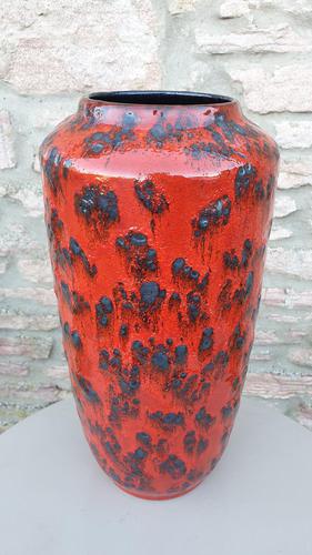 Vintage 1960s Fat Lava Floor Vase Europ Linie Scheurich Keramik WGP (1 of 3) Vintage 1960s Fat Lava Floor Vase Europ Linie Scheurich Keramik WGP (1 of 3)