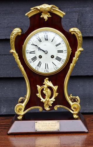 Late 19th Century Mahogany & Ormolu French Mantel Clock (1 of 7) Late 19th Century Mahogany & Ormolu French Mantel Clock (1 of 7)